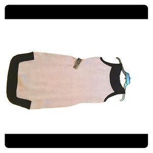 NWT Limited dress. Gray with black trim.